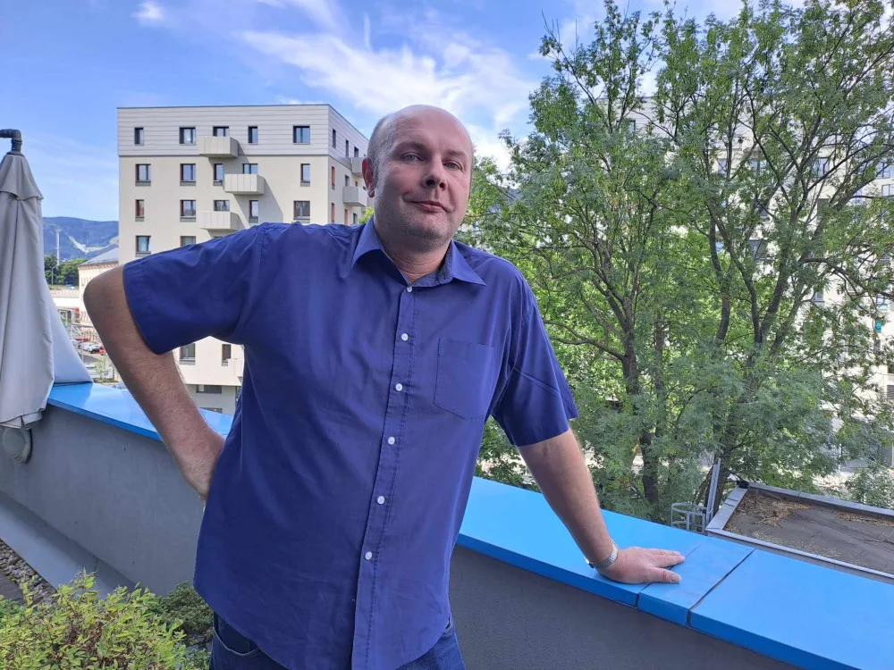 Strojvůdce Jaroslav Fejt.