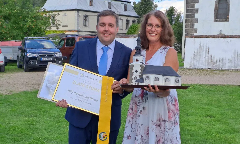Starosta Jiří Formánek a místostarostka Irena Kostelencová.