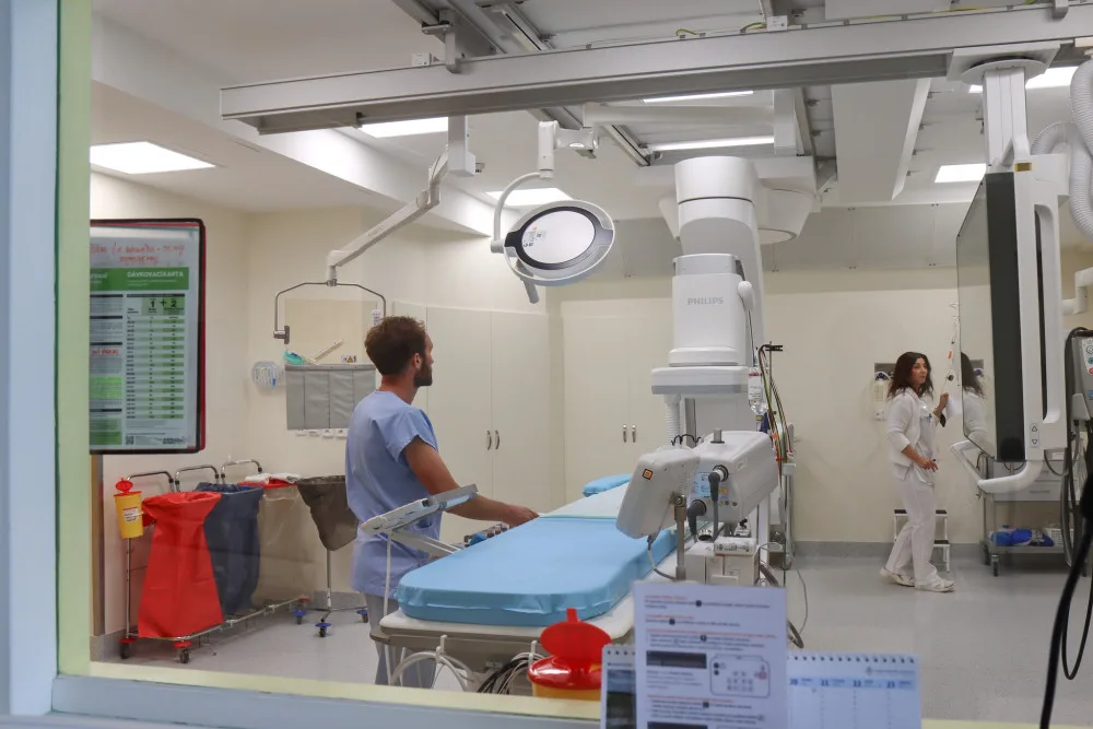 Nový angiogram.