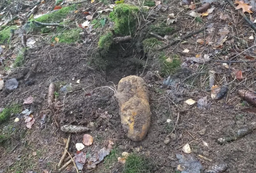 Nalezená, plně funkční munice.