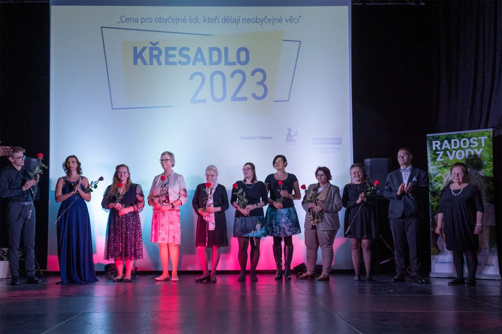 Slavnostní večer Křesadlo 2023 ve Vratislavicích.