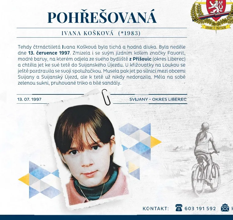 Vražda v Liberci i roky pohřešované ženy. Policie vydala kalendář nevyřešených případů