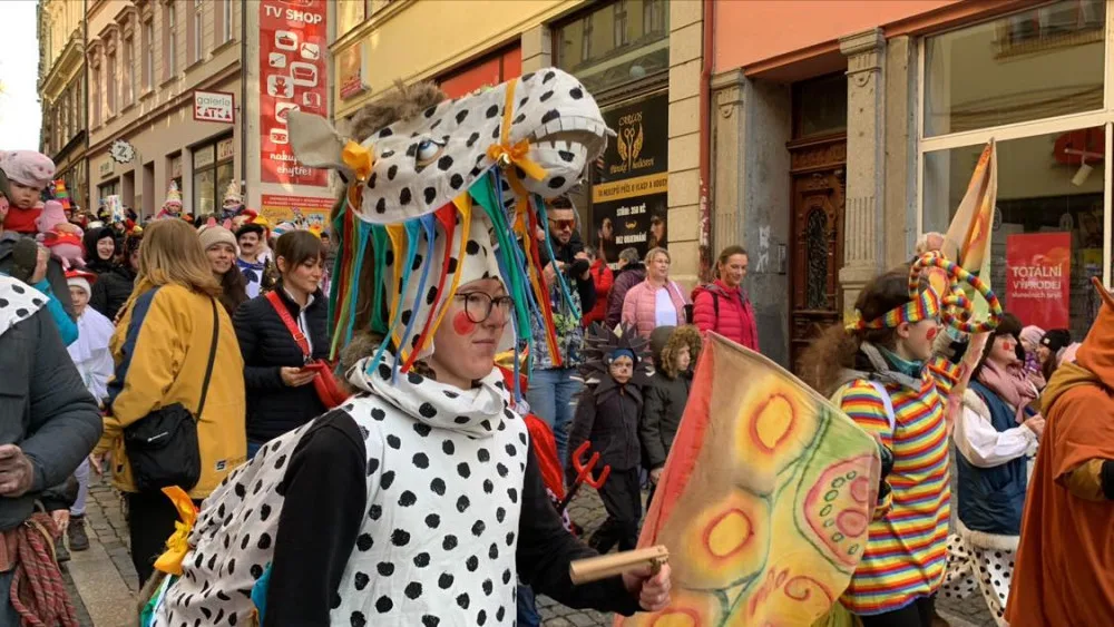 Průvod masek i zabijačka. Liberec oslavil masopust
