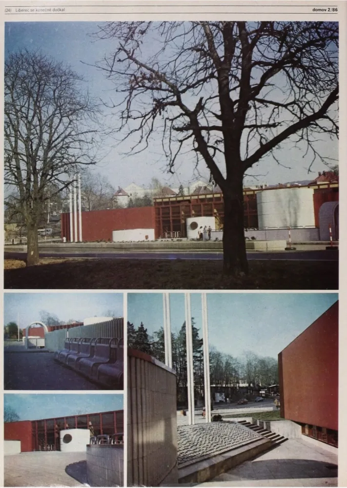 DRBNA HISTORIČKA: Plavecký bazén Liberec architekta Švancera