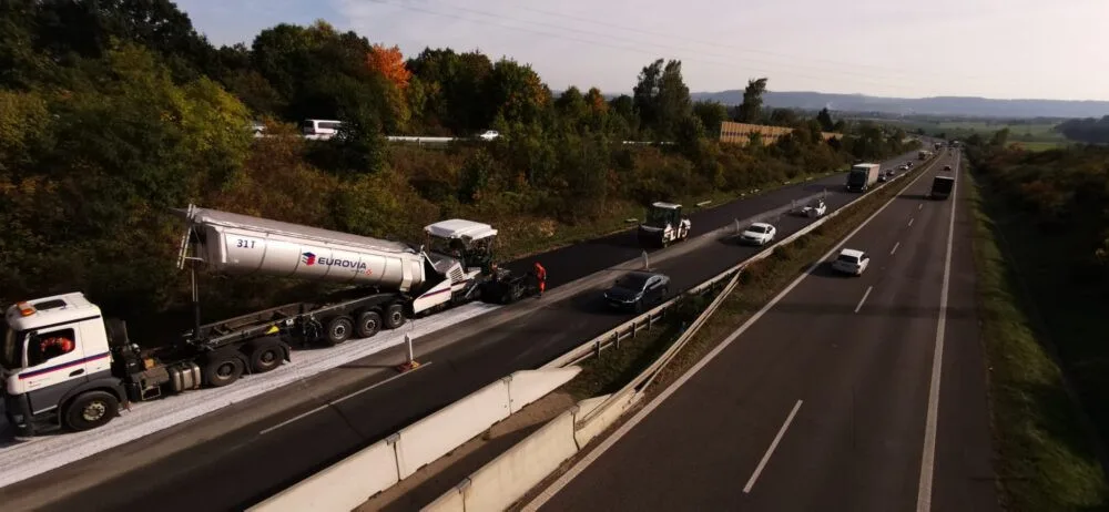 Úsek u Žďárku silnice I/35.
