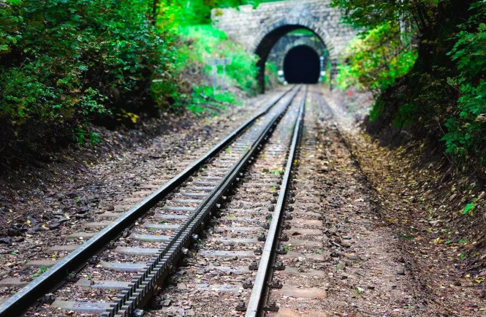 Ozubnicová trať mezi Tanvaldem a kořenovem.