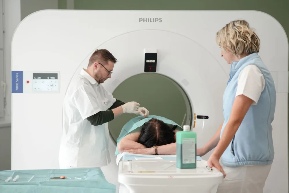 Jeden z nových přístrojů jablonecké radiologie.