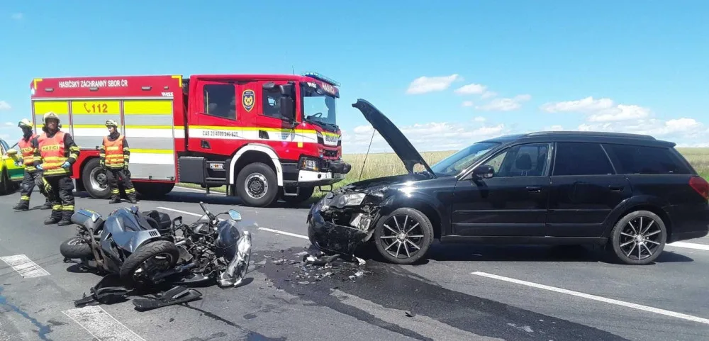 Nehody motorkářů, jen v sobotu jich havarovalo v Libereckém kraji pět