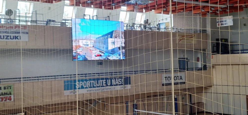 V jablonecké městské hale je nová LED obrazovka