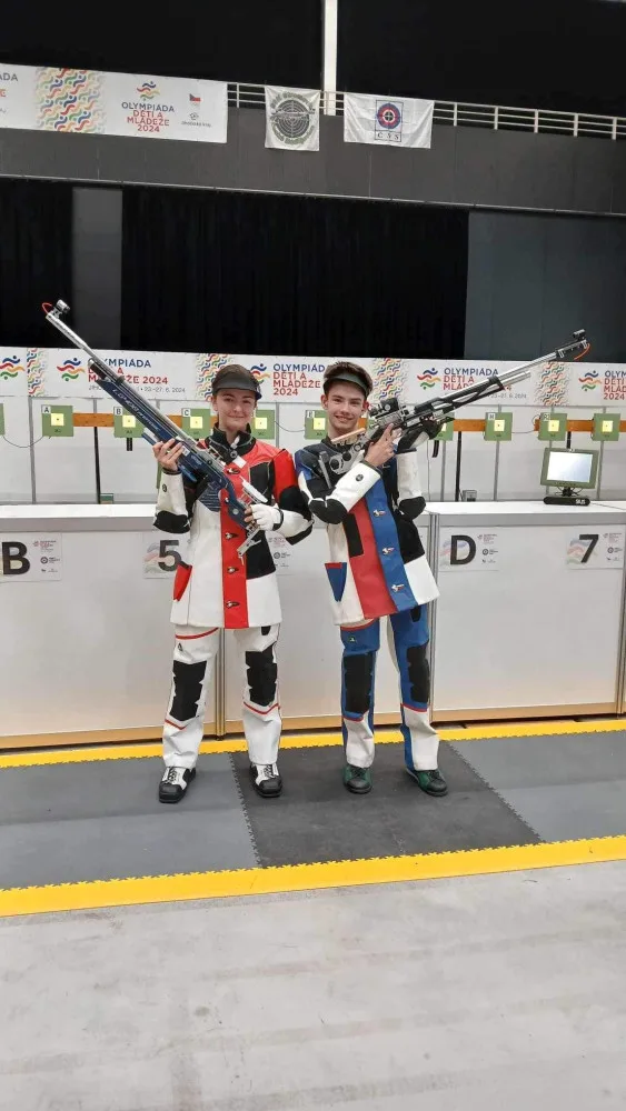 Úspěch střelců z Libereckého kraje na olympiádě mládeže. Vystříleli stříbro a bronz