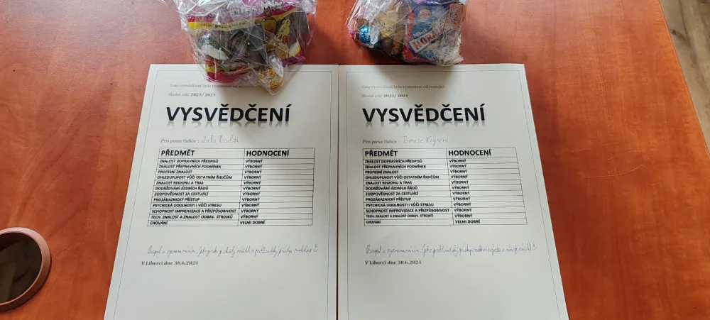 Řidiči jablonecké MHD dostávají od cestujících vysvědčení.