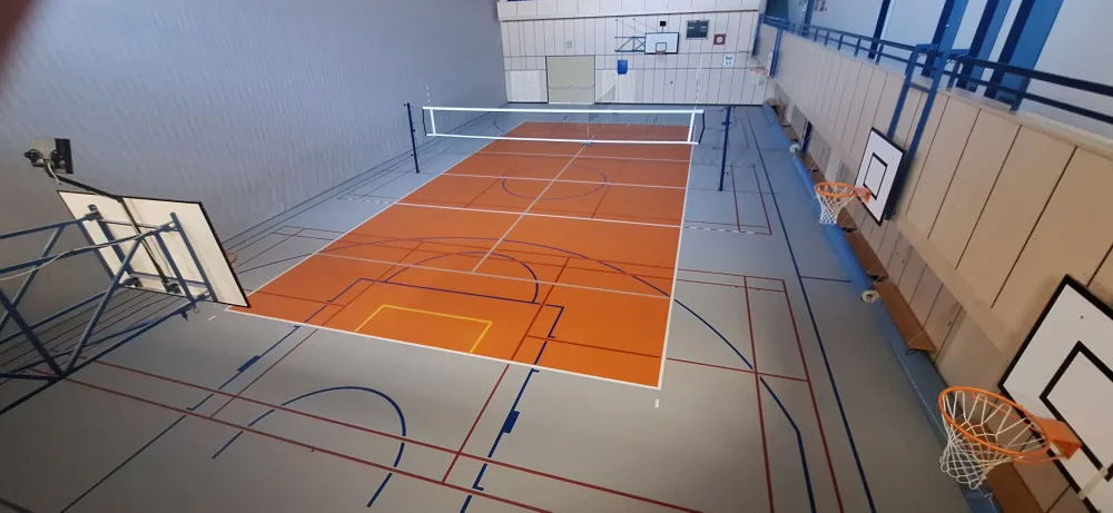 Jablonecká městská hala má novou a moderní palubovku
