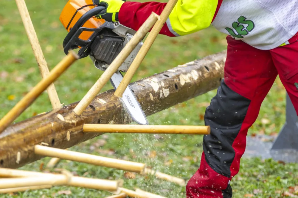 Frýdlantský park bude ve středu a ve čtvrtek hostit soutěž středoškolských týmů Jizerský dřevorubec