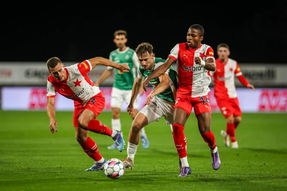Jablonec doma podlehl vedoucí Slavii Praha těsně 1:2