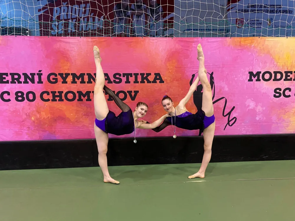 Úspěšné oblastní přebory libereckých moderních gymnastek. Všechny si odvezly medaile