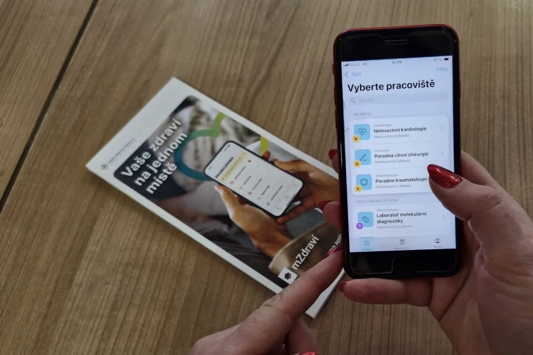 Liberecká nemocnice spustila pro pacienty aplikaci mZdraví, kukátko do jejich nemocniční zdravotní dokumentace