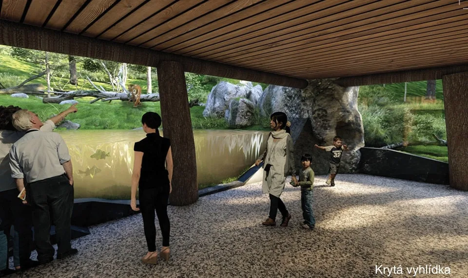 Liberecká zoo bude jedou tak velká, v okolí amfiteátru vyroste nová část nazvaná Údolí ohrožené divočiny