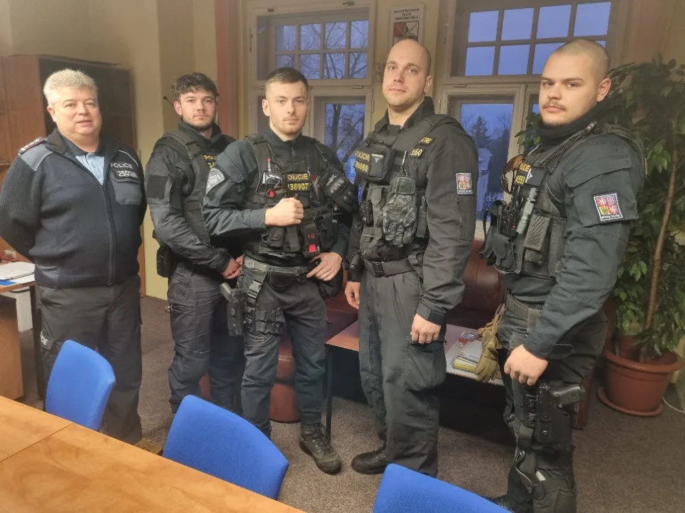 plk. Pavel Langr, stržm. Vojtěch Janata, pprap. Daniel Jiřík, pprap. Erik Pakula, pprap. Marek Kyzlink