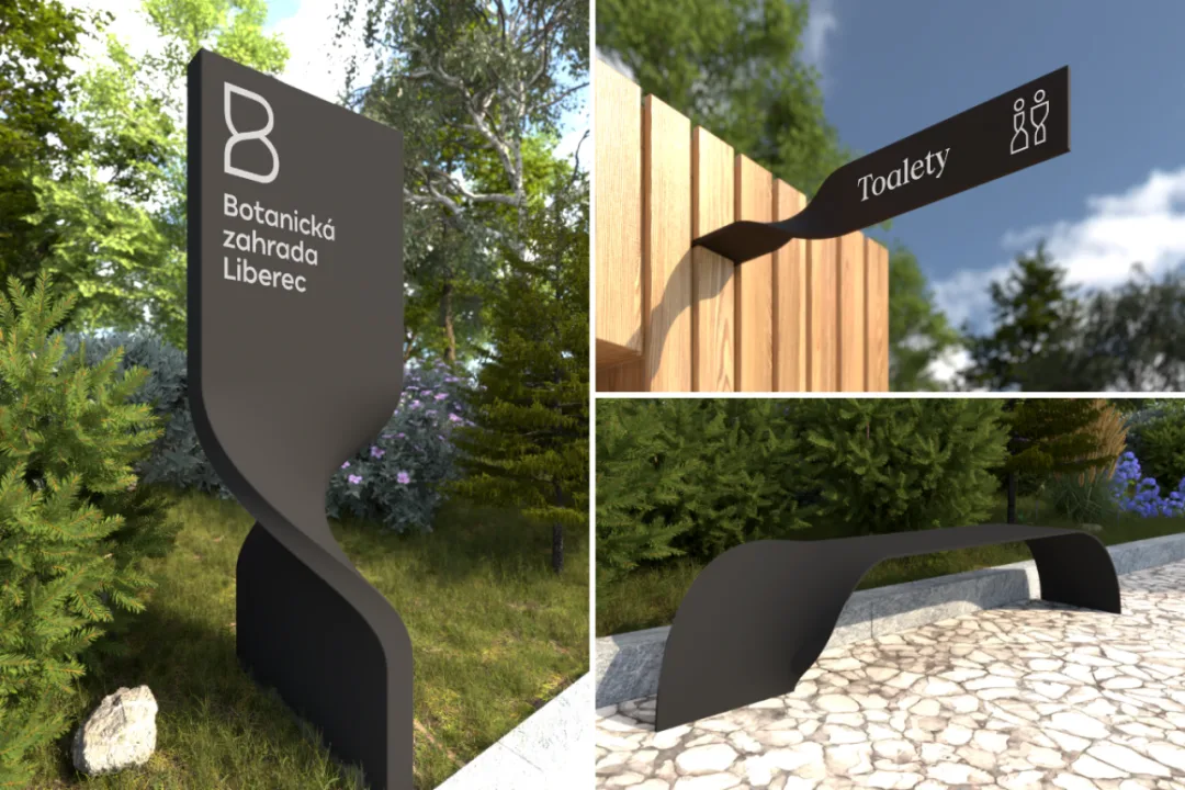 Nejstarší městská botanická zahrada, ta liberecká, má novou vizuální identitu a nové logo