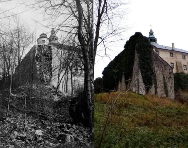 V areálu hradu a zámku Frýdlant opět praská část hradeb. Uzavřena je kvůli tomu cesta k památce ze zámeckého parku