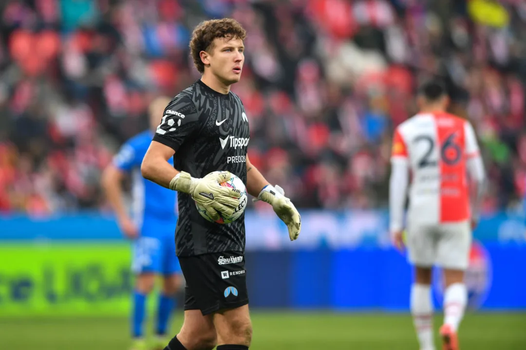 Brankář libereckého Slovanu Hugo Jan Bačkovský odchází na hostování do slovenského Ružomberoku