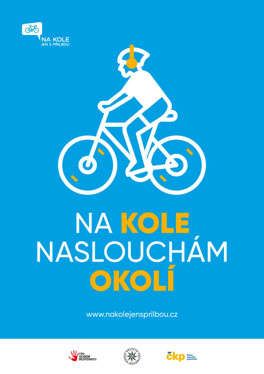 Kampaň Na kole jen s přilbou nabídne víc setkání s cyklisty i nové piktogramy
