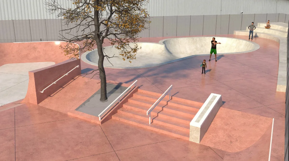 Skatepark v Liberci se po 27 letech dočká modernizace, otevře za rok na podzim