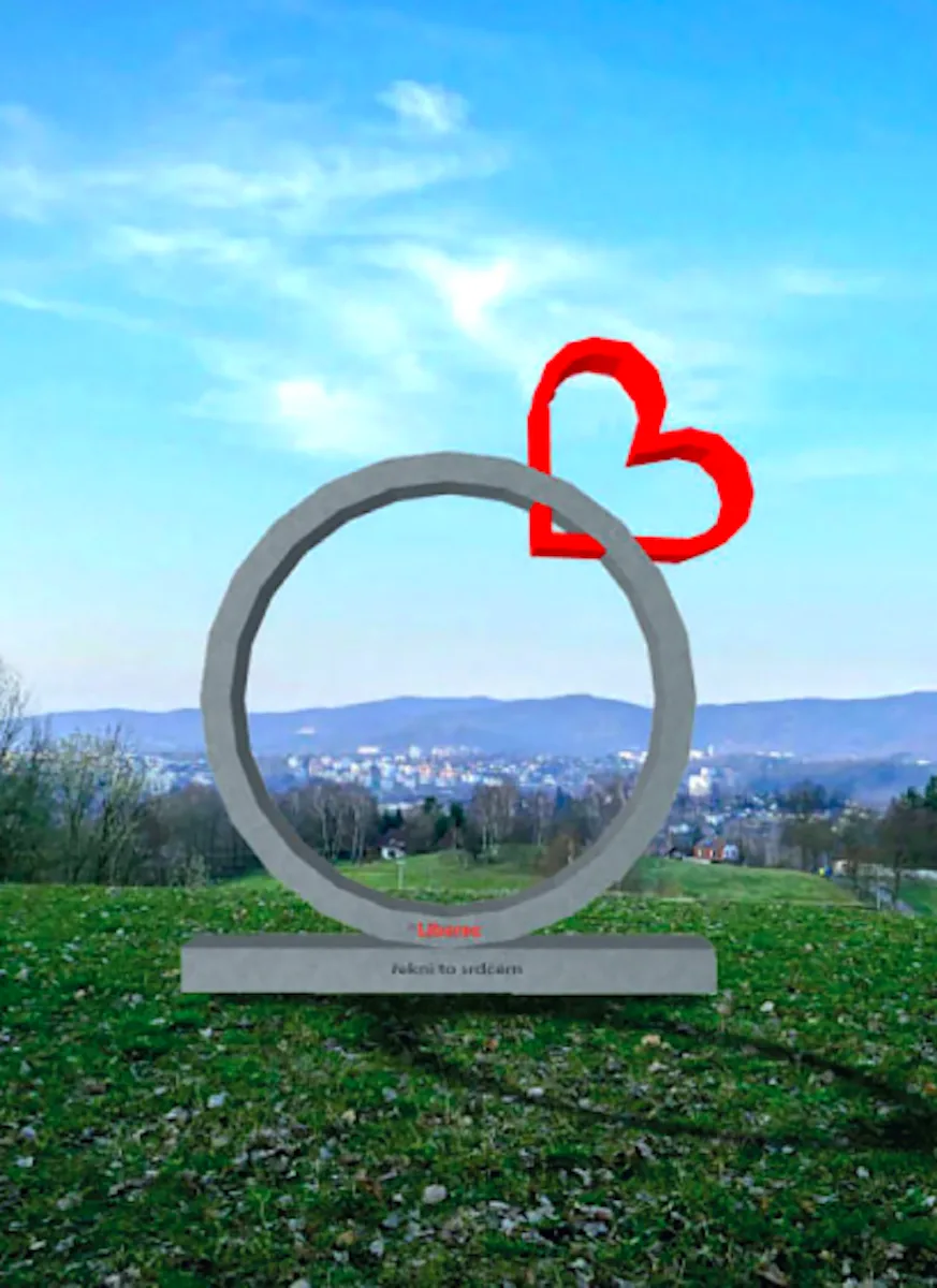 Fotopoint ve Vesci bude vypadat jako prsten ozdobený kamenem ve tvaru srdce
