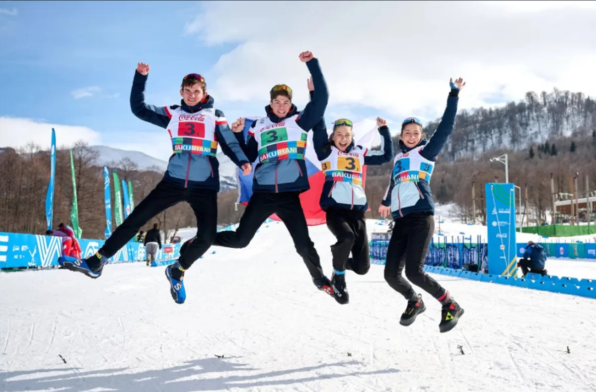 Snímek ze Zimního Evropského olympijského festivalu mládeže EYOF v roce 2025.