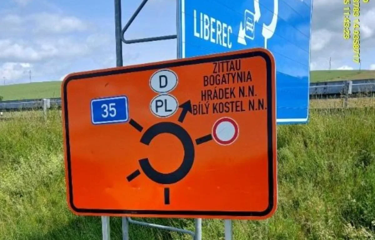 Část silnice I/35 od Bílého Kostela ke Grabštejnu je do neděle uzavřená