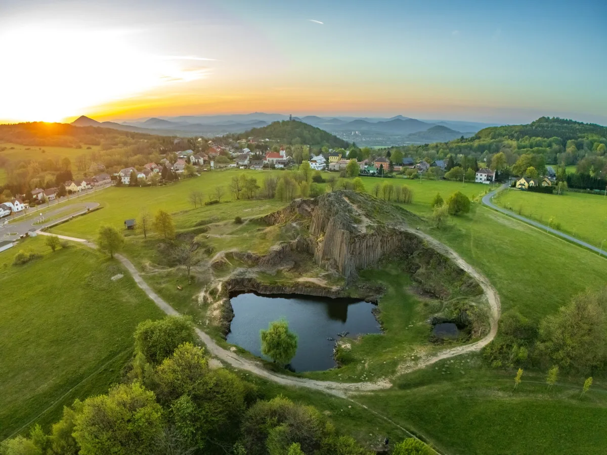 Panská skála na Českolipsku.