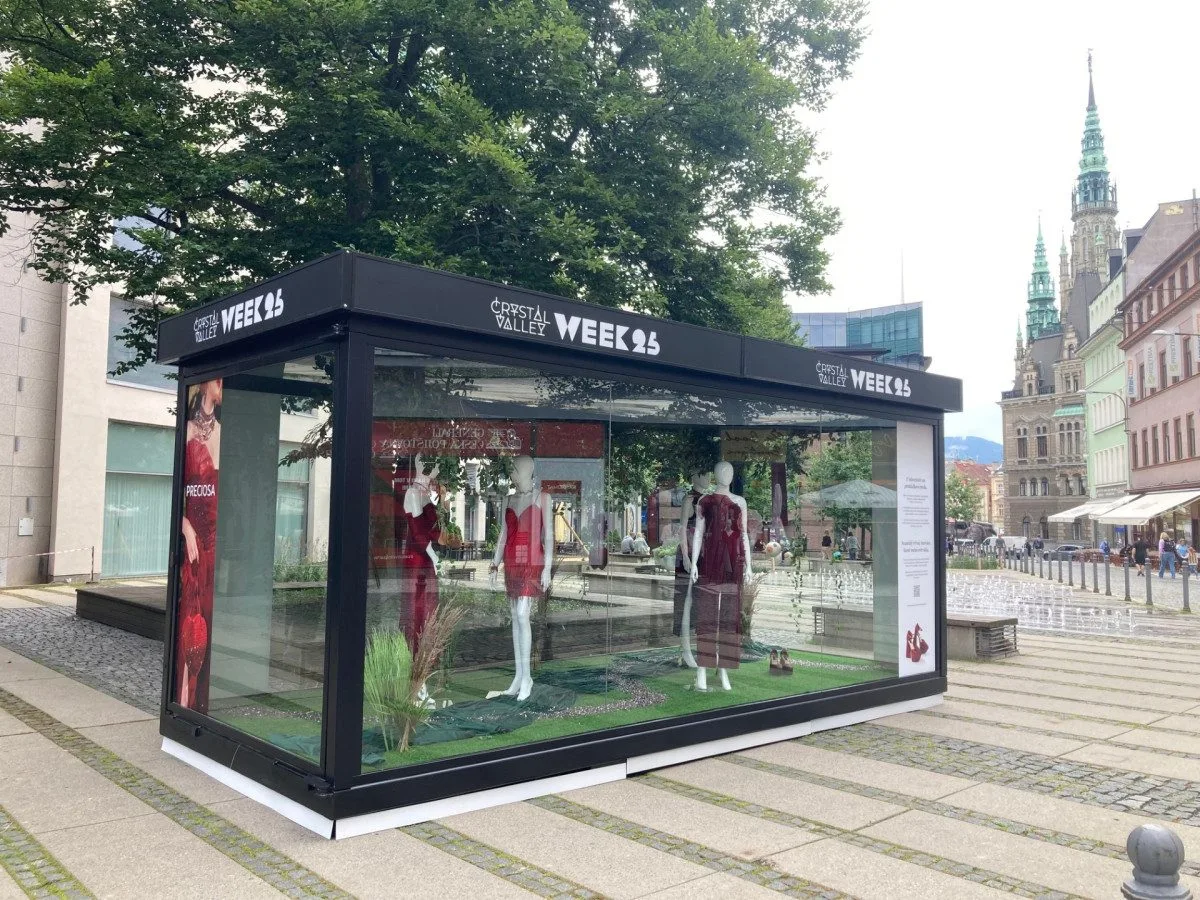 Liberec zdobí tři Křišťálové boxy. Jsou předzvěstí Crystal Valley Week 2025