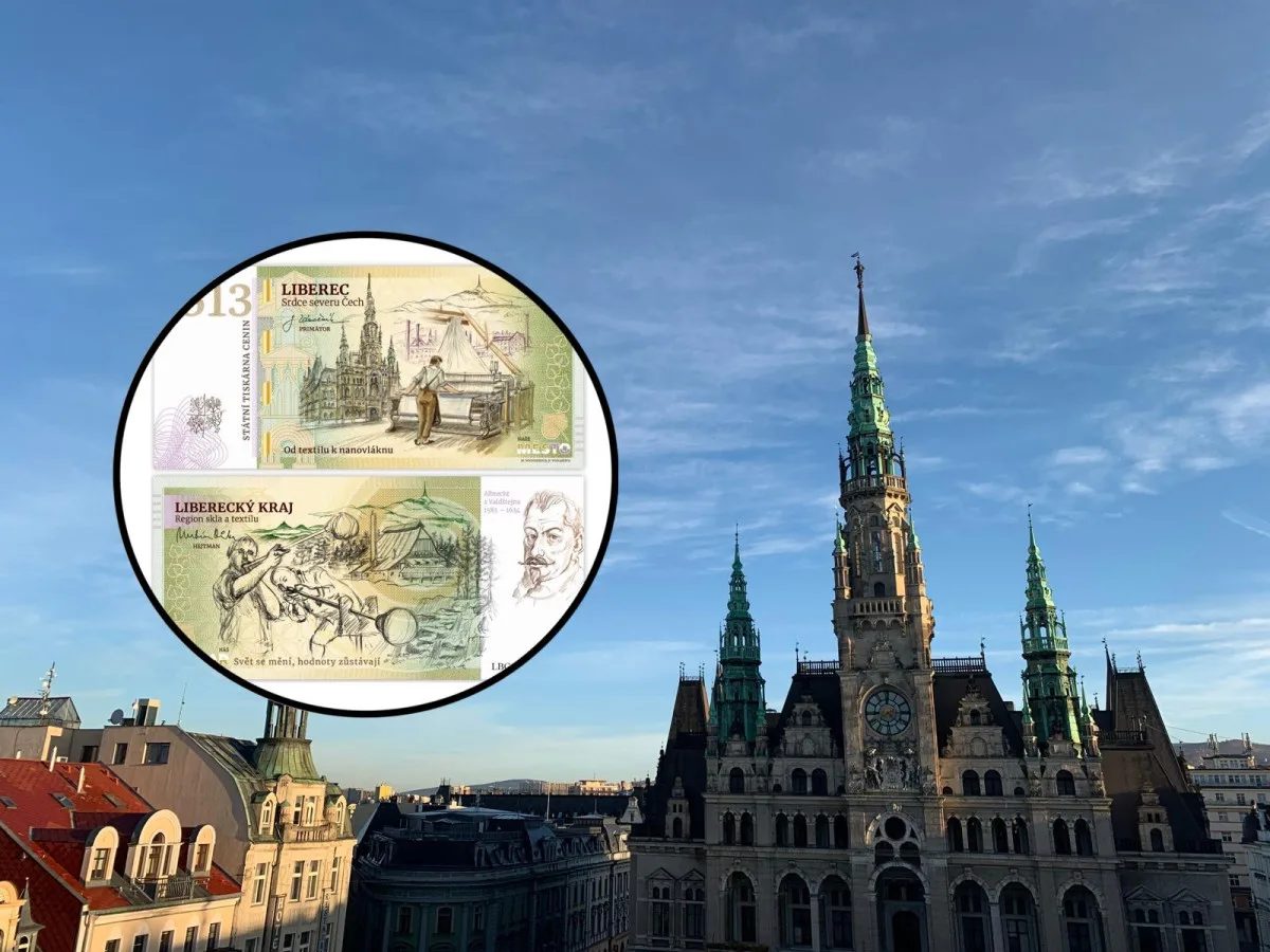 Liberecký kraj na bankovkách: Nový sběratelský projekt oslavuje české tradice