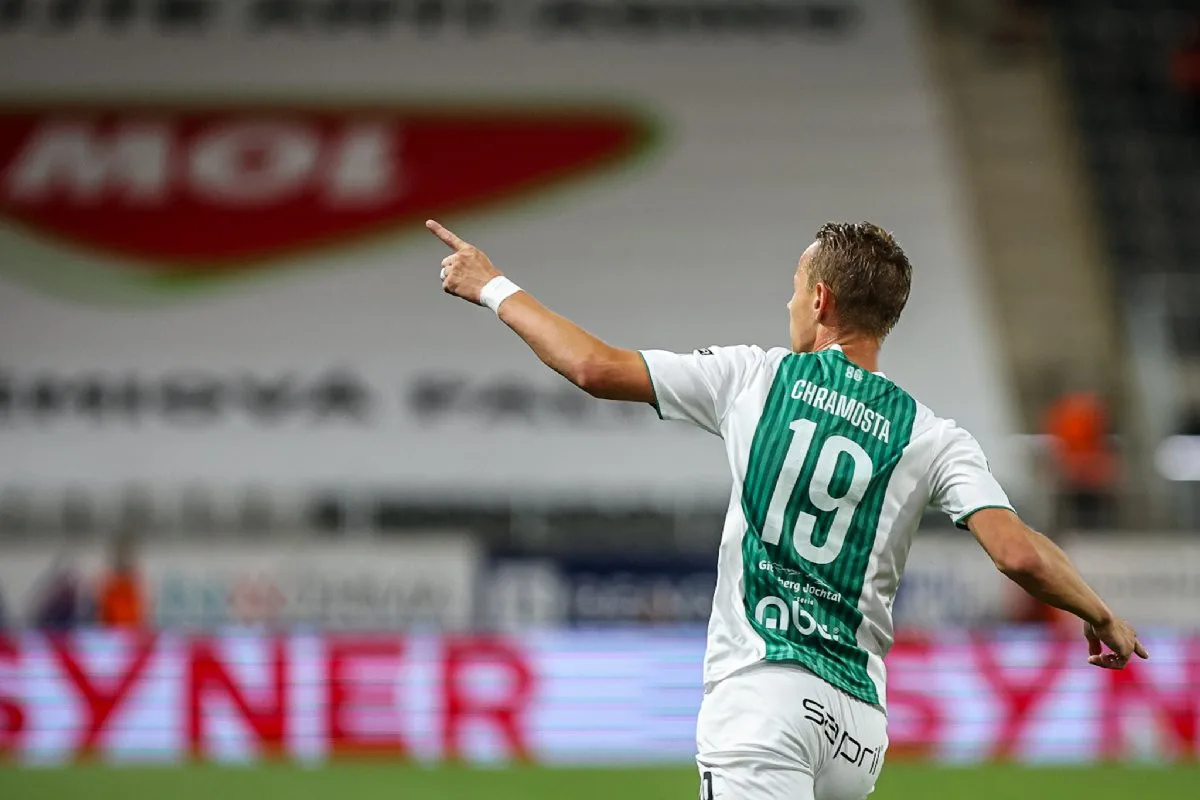Jediný gól Jablonce vstřelil ve 29. minutě zápasu Jan Chramosta.