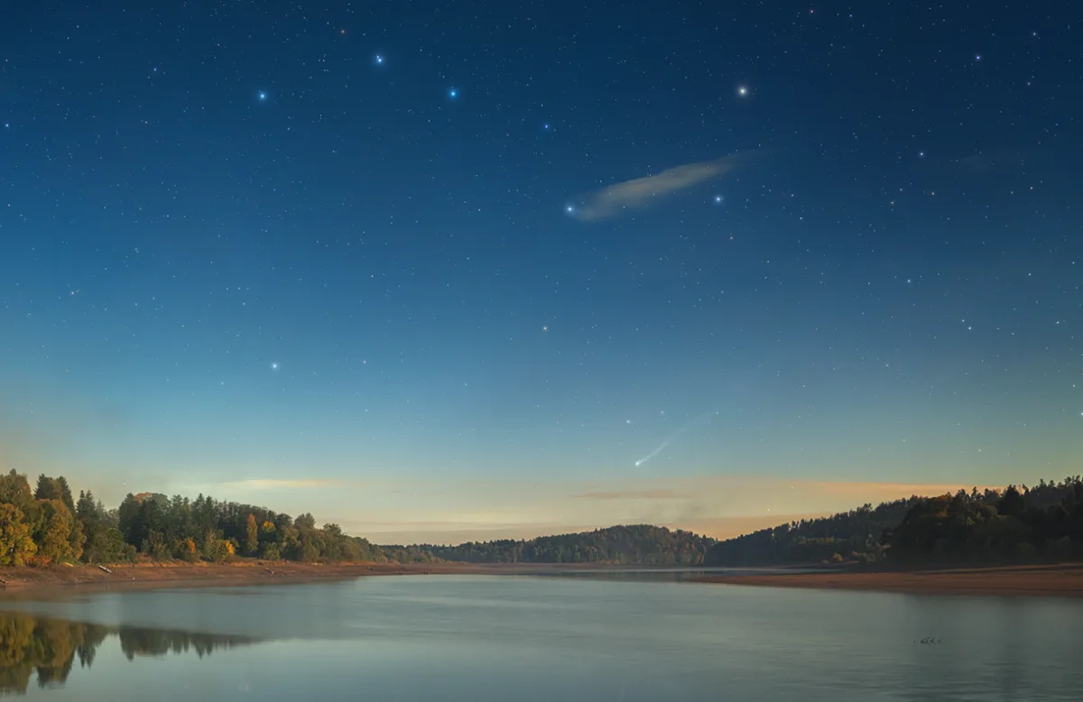 Po 1350 letech nastane jedinečná podívaná. Kometa Lemmon se blíží k Zemi