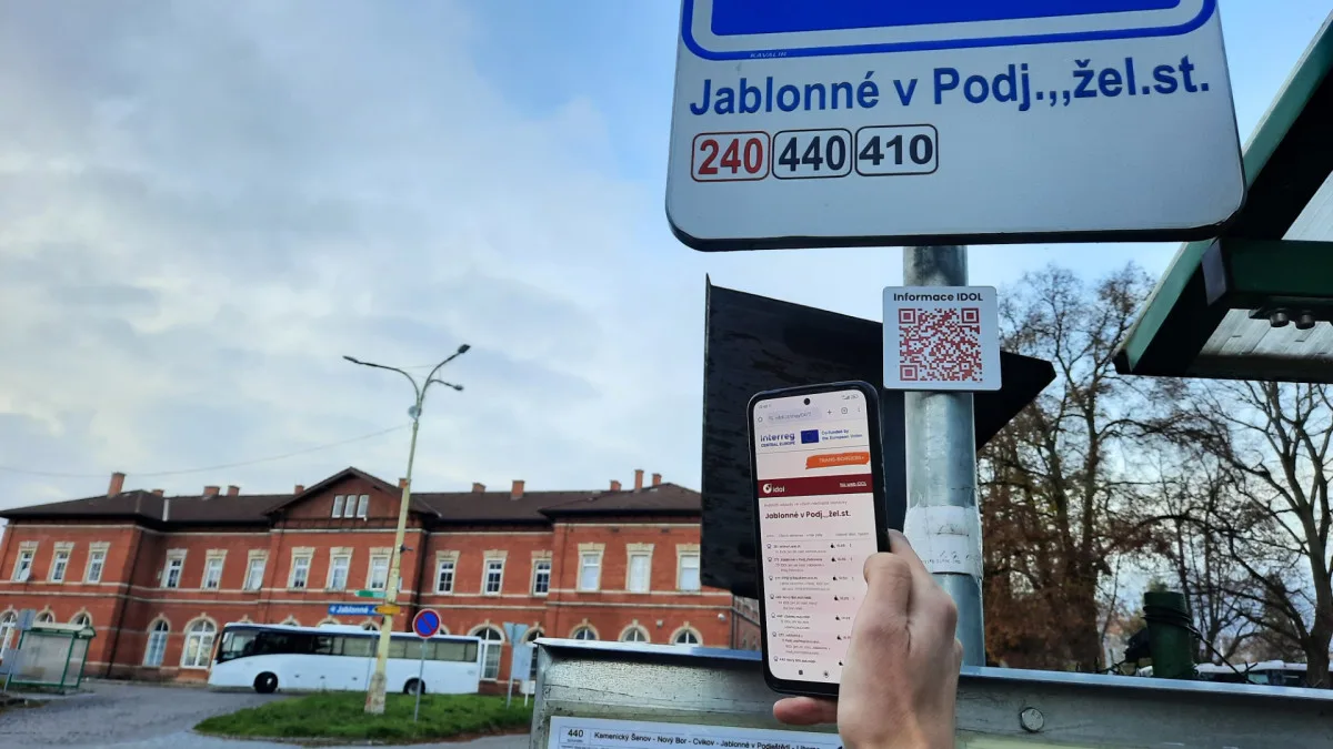 Novinka pro cestující v Libereckém kraji: QR kódy s nejaktuálnějšími informacemi