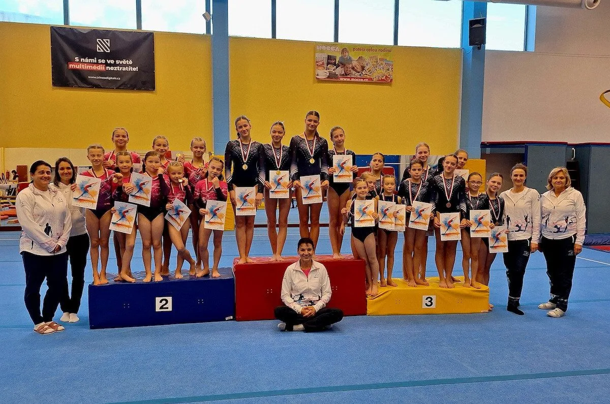 Liberecké sportovní gymnastky završily úspěšný podzim na dvou závodech