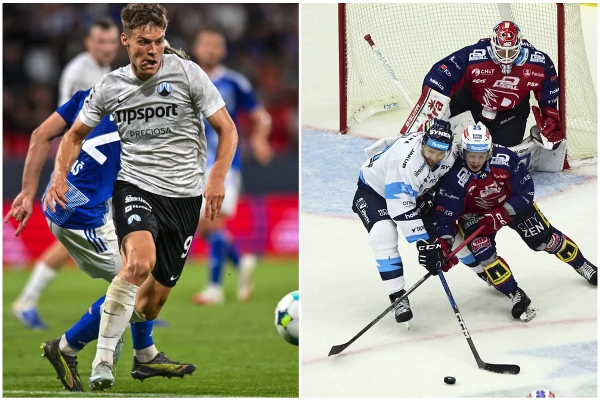 Kolize fotbalu a hokeje v Liberci. Tygři a Slovan hrají ve stejný čas