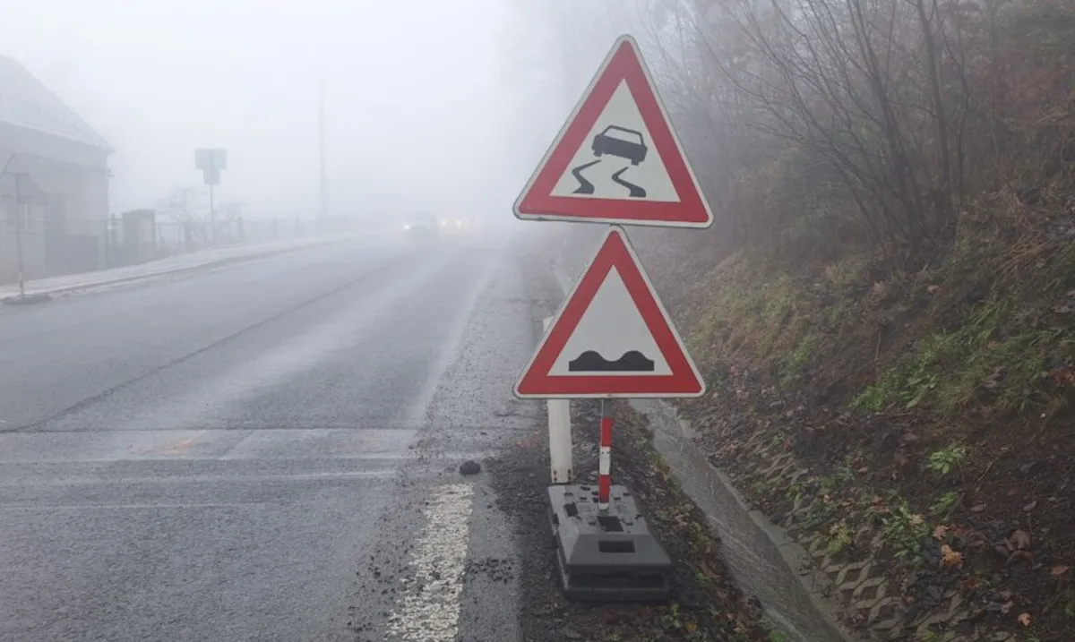 Opravy silnice kolem Práchně v Kamenickém Šenově jsou pro letošek hotové