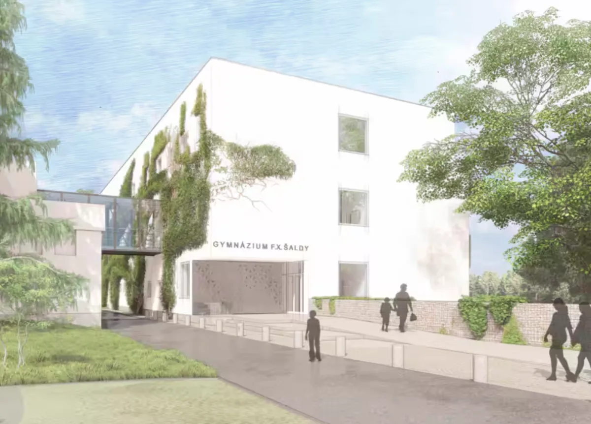 Jedním z letošních dokončených projektů má být i dostavěný nový pavilon Gymnázia F. X. Šaldy v Liberci
