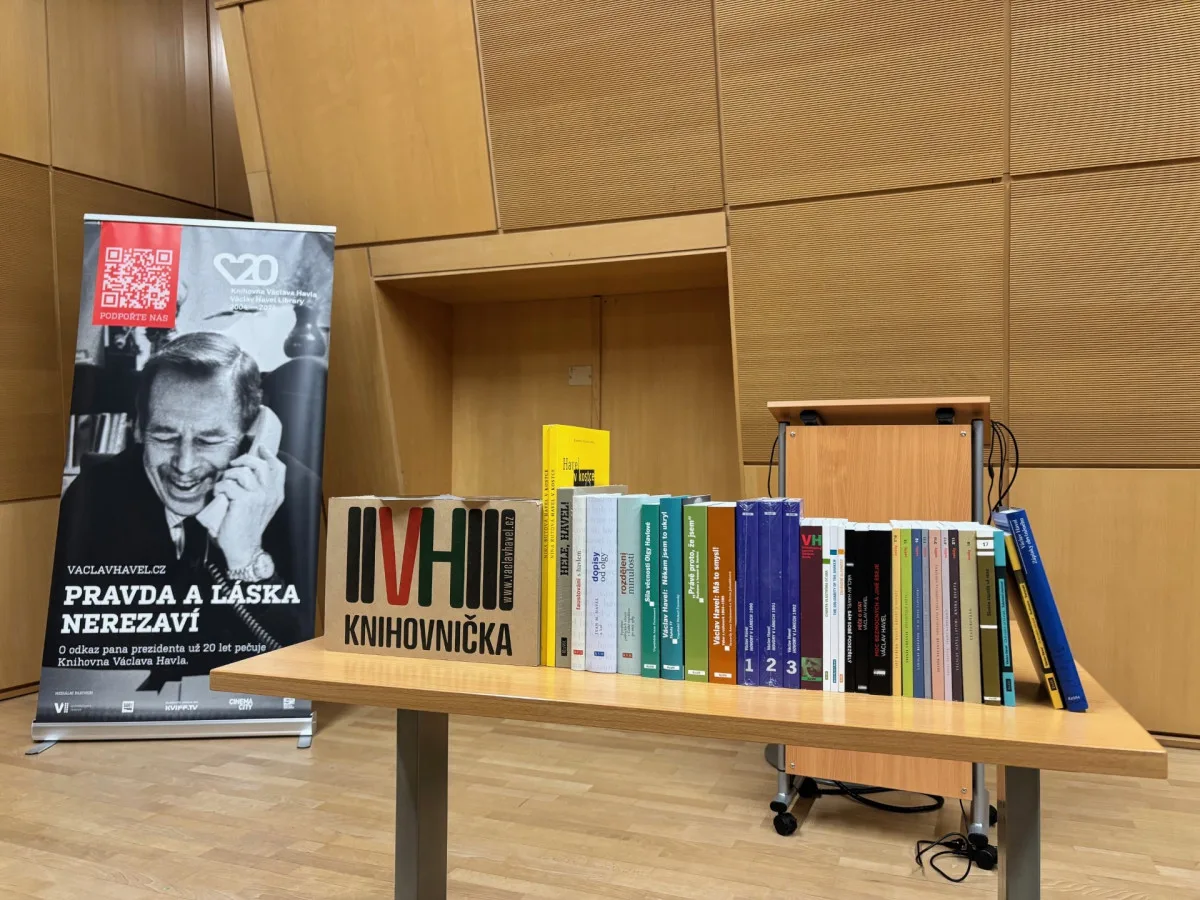 Václav Havel zemřel o 10 let dříve, dozvěděl se ekonom Sedláček v knihovně v Liberci