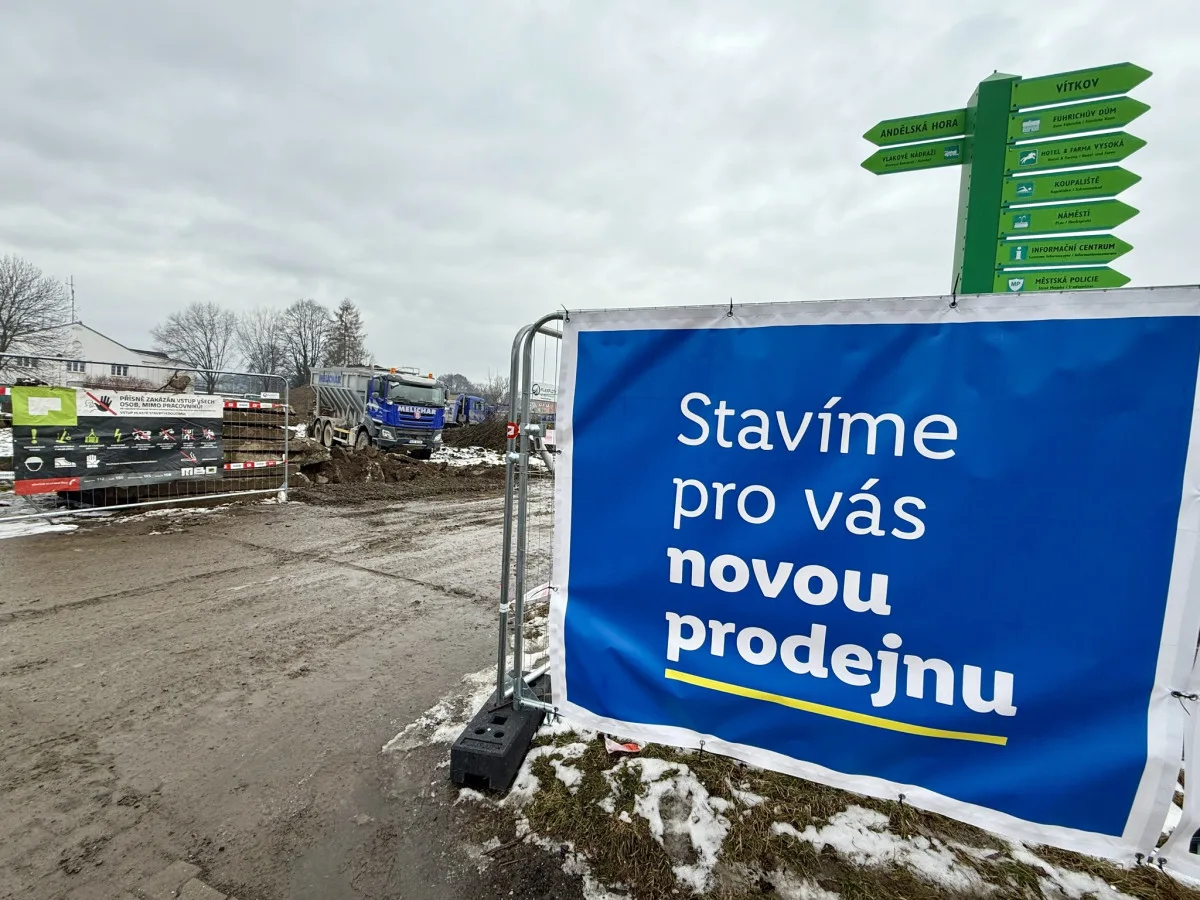 Lidl v Chrastavě otevře ještě před Vánoci. Začaly přípravné práce
