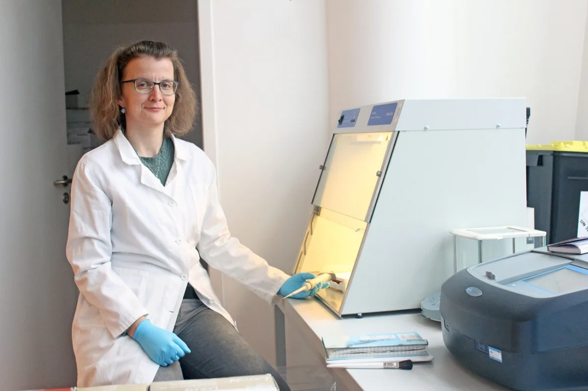 Magda Nechanická, která metodu qPCR analýzy vyvinula a ověřila