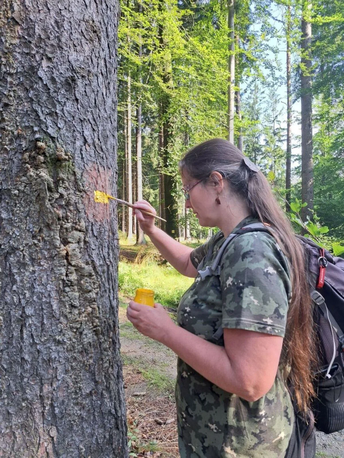 Značkaři obnovují turistické značení v Liberci. Město jim přispívá