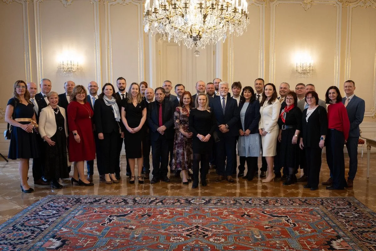 Starosty vítězných obcí přijal prezident