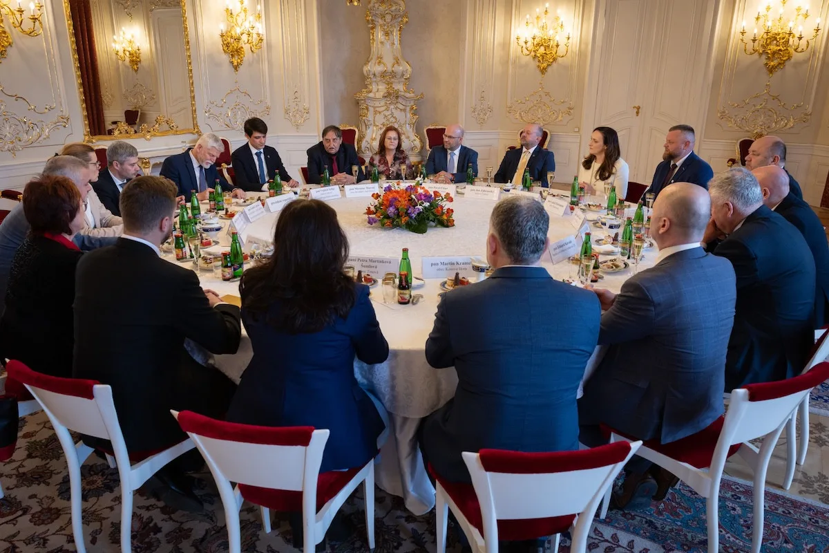 Starosty vítězných obcí přijal prezident