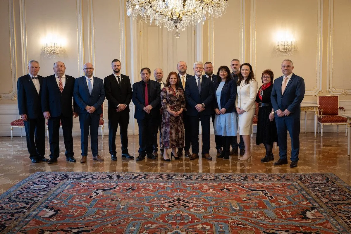 Starosty vítězných obcí přijal prezident