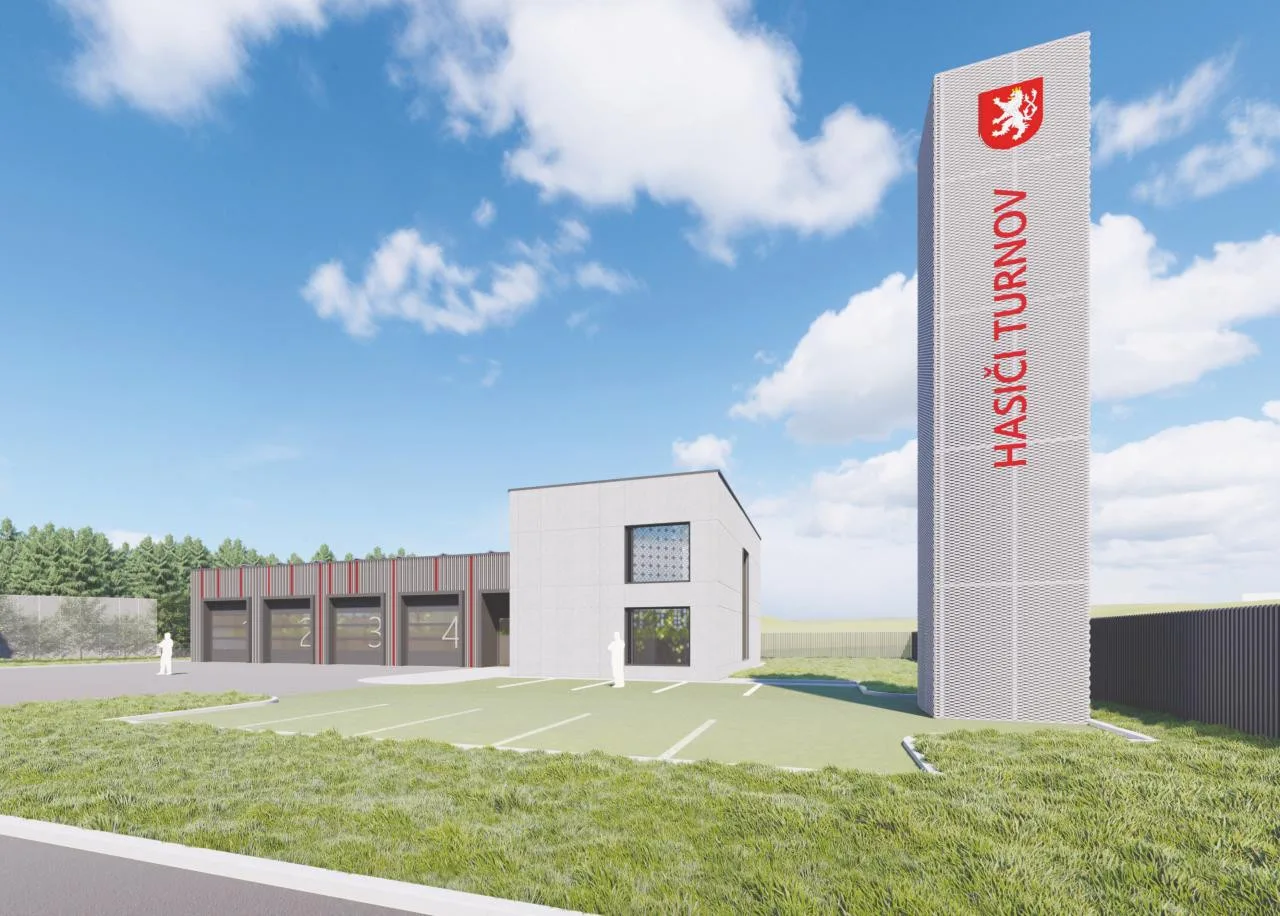 Architektonická studie budovy Sboru hasičů města Turnov