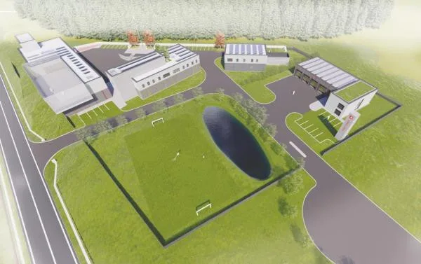 Architektonická studie - Integrované výjezdové centrum Vesecko