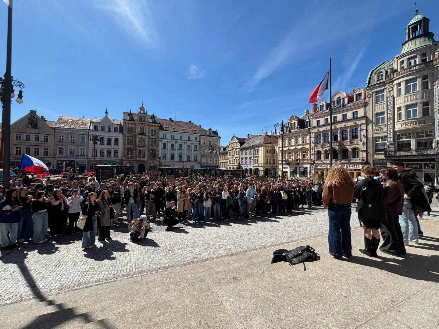 Studenti v Liberci: Veřejnoprávní média nedáme, nechceme jít cestou Slovenska a Maďarska